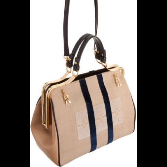 Roberta di Camerino Beige Medium Caravel Bag NWT - Picture 2 of 3